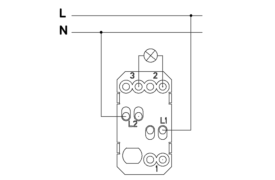 Double pole switch