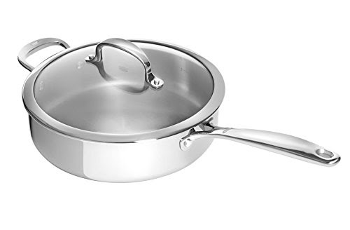 OXO Good Grips Tri-Ply Stainless Steel Pro 4QT Covered Skillet