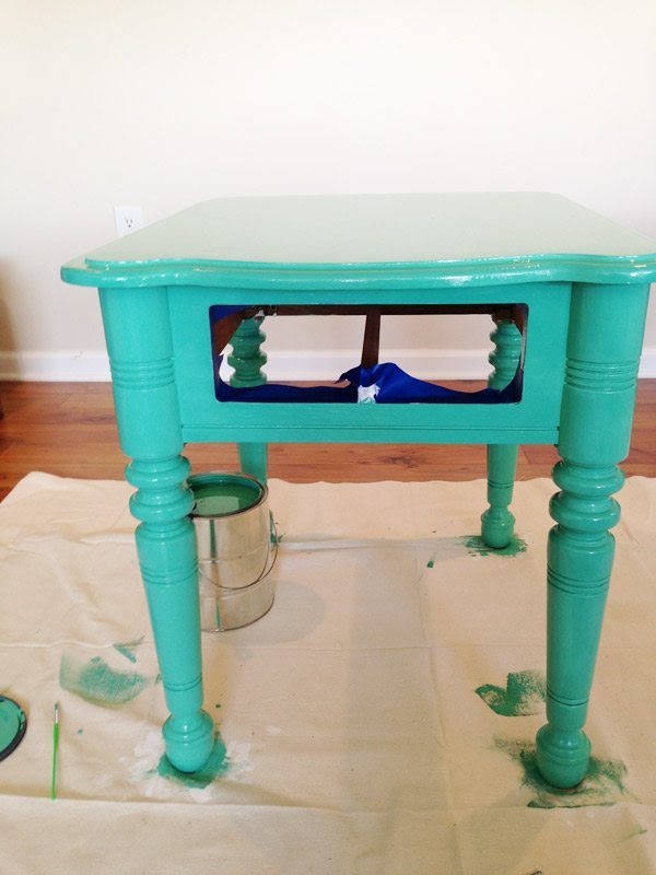 How To Paint Furniture: DIY Painted End Tables - The ...