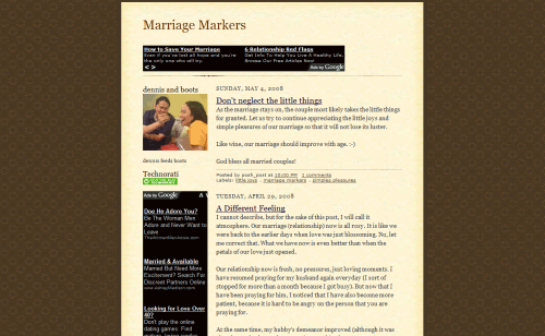 Marriage Markers