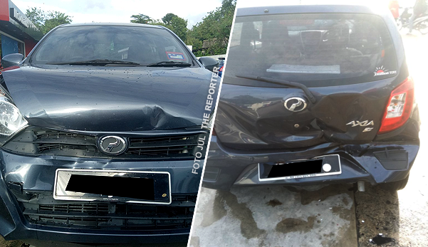 'Tolong cari kereta BMX603 yang langgar kereta aku jadi teruk camni' - Mangsa
