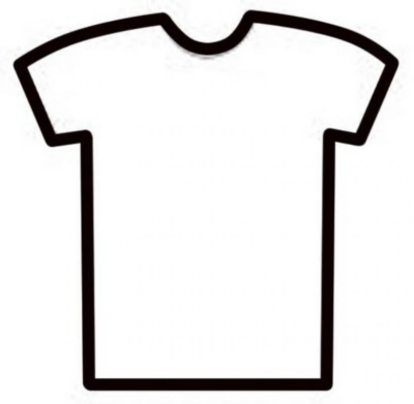 Download T Shirt Template Clipart | Free download on ClipArtMag