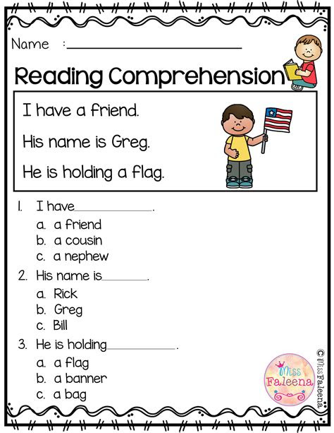 Ken thinks that the best thing is that he goes very fast. free reading comprehension passages for kindergarten and