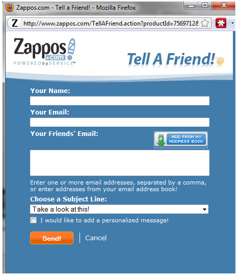 Zappos : Social Media Marketing Example #26 - Ignite Social Media
