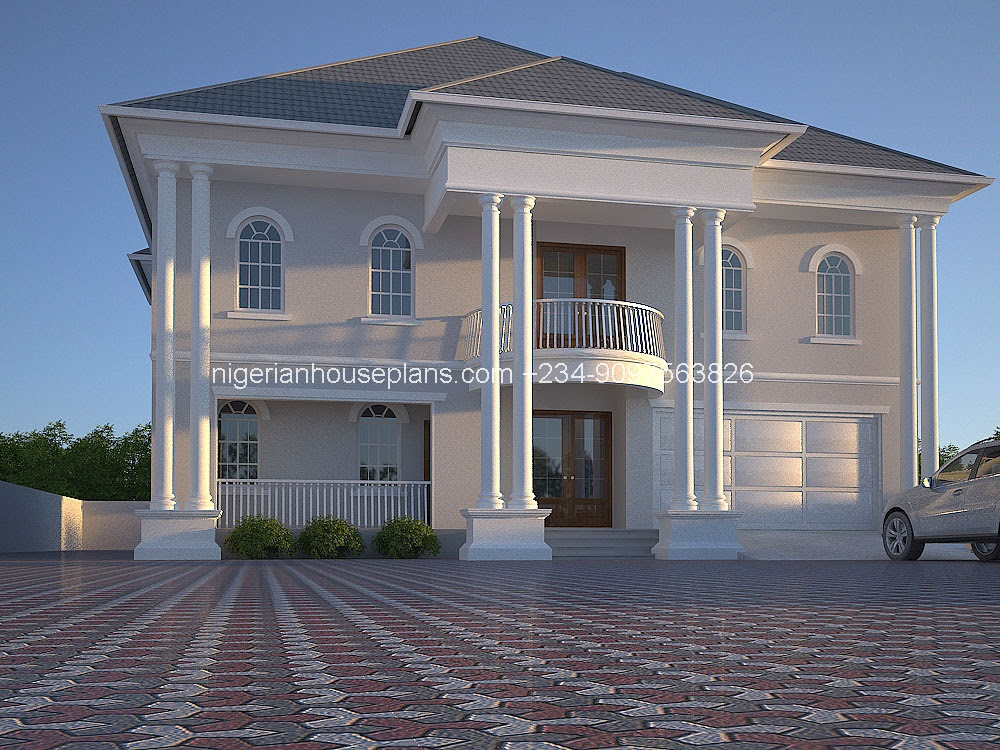 6 BEDROOM  DUPLEX  Ref Nos 6011 NigerianHousePlans