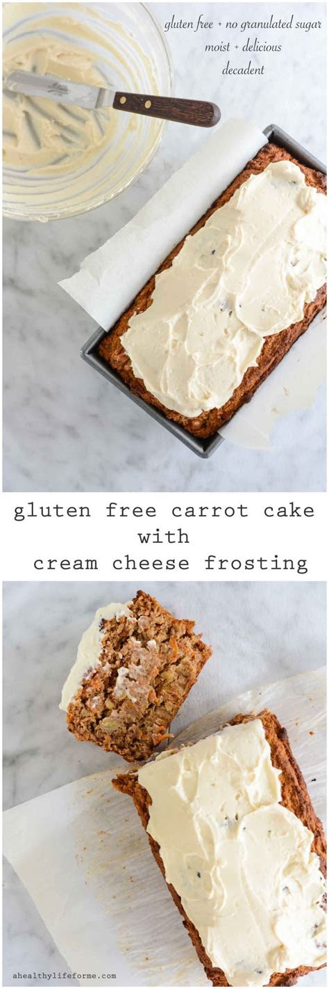 gluten  carrot cake  cream cheese frosting