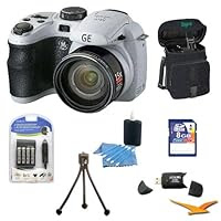 General Electric Power Pro X500-WH 16 MP with 16GB Camera Bundle
