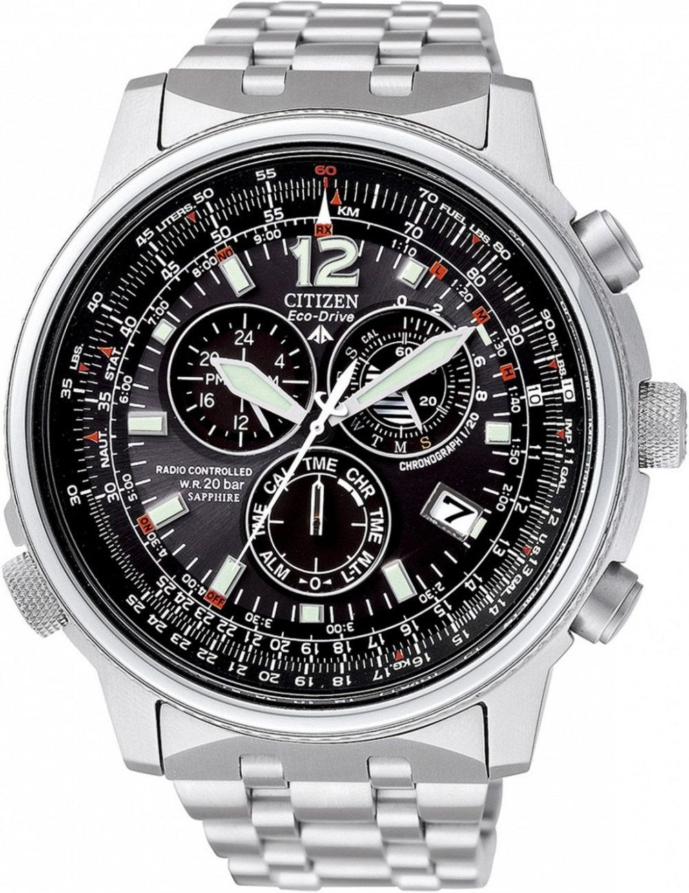 Citizen Eco-Drive Pilot Radiocontrolled AS4020-52E