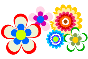 花のイラスト 無料イラスト作成ソフトinkscape インクスケープ の作品集
