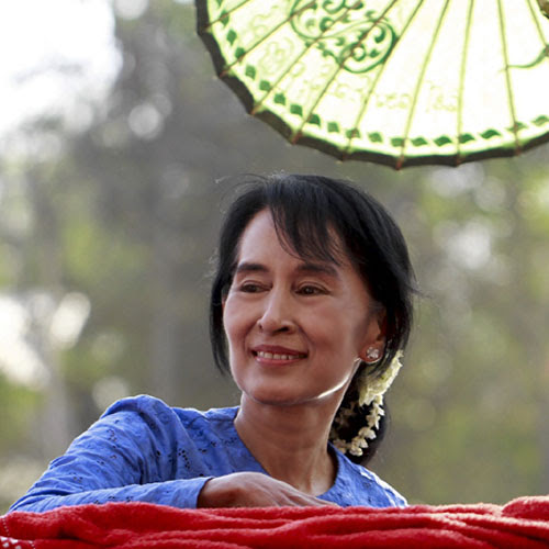 Myanmar Election in Burma - Aung San Suu Kyi