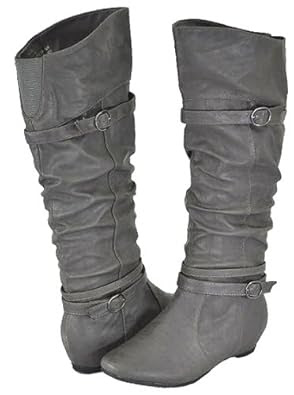 Blossom Amar-28 Gray Women Casual Boots