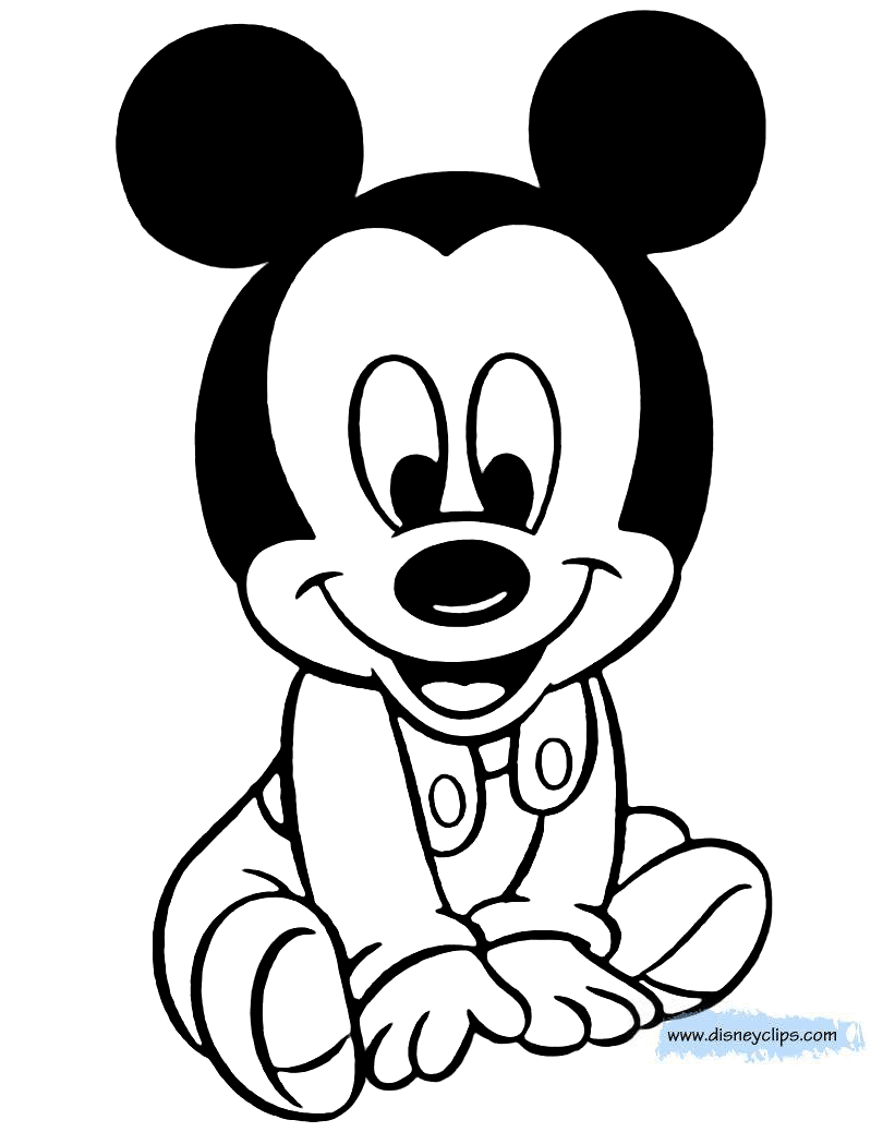 Disney Babies Coloring Pages (3) | Disneyclips.com