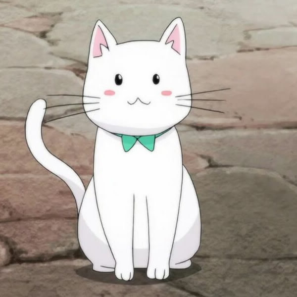 可爱漫画猫咪坐着头像图片 单张头像 美头网