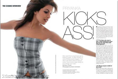 Priyanka Kicks Ass Shots n Interview From Cosmo Magazine