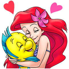 リトル マーメイド Lineスタンプ ウォルト ディズニー ジャパン 株