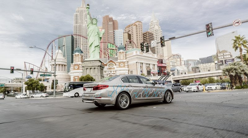 Self-Driving BMW 5-Series at 2017 CES