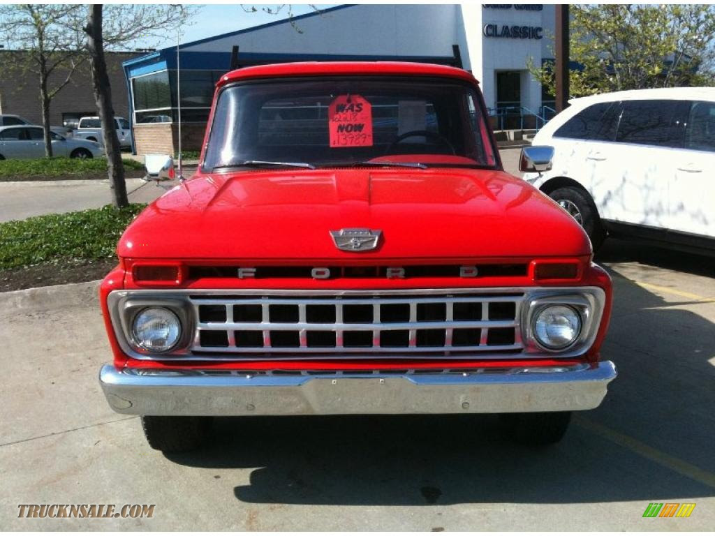 Ford F250 Pickup $13989 Used. 1965 F250 Pickup - Red / Black photo #2