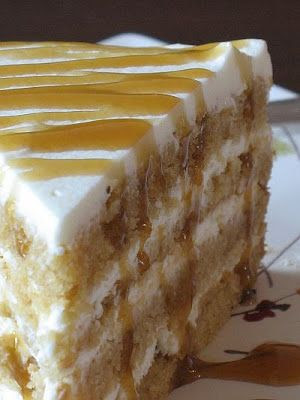 Butterscotch Mascarpone Cream Layer Cake