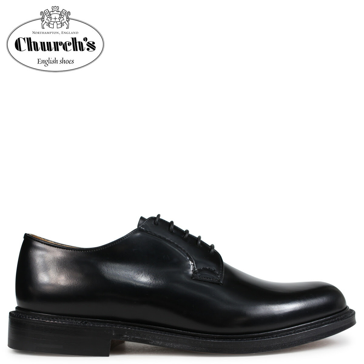 Churchs チャーチ 靴 シャノン プレーントゥ シューズ エミュー クロックス メンズ Shannon Polished Binder Eeb001 ブラック 黒 シュガーオンラインショップ 送料無料 Ugg あす楽対応 25 5cm 27 5cm チャーチ Churchs 素敵でユニークな シャノン 靴 お歳暮