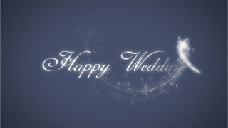 旧 らぼわん 結婚式ムービーの無料素材 魔法の杖で現れる Happy Wedding Youtube