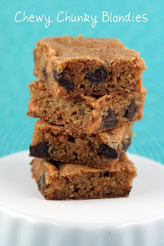 Chewy, Chunky Blondies - Tuesdays with Dorie
