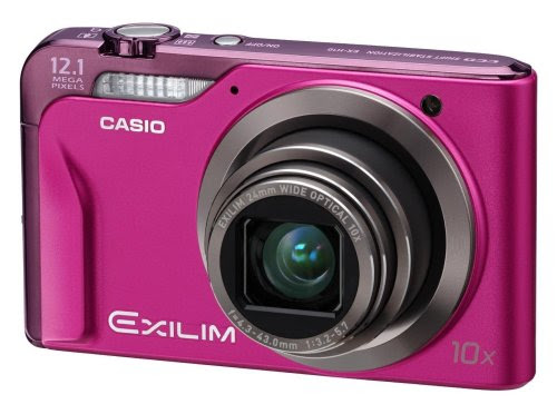 Casio Exilim EX- H10 Digital Camera - Pink (12.1MP, 10x Optical Zoom) 3.0 inch LCD