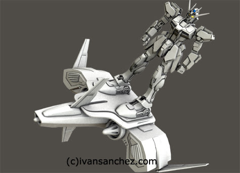 mobile suit gundam seed destiny guul MG katoki 3d mesh cg sandrum
