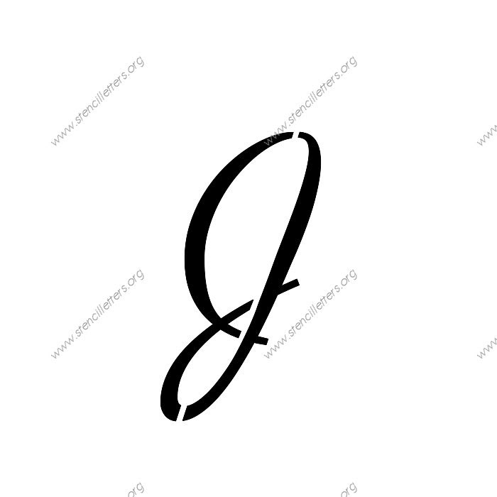 Retro Vintage Cursive Uppercase & Lowercase Letter ...