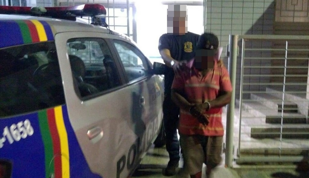 Homem foi preso em Santa Cruz do Capibaribe suspeito de abusar da filha por 22 anos (Foto: Divulgação/Ney Lima)