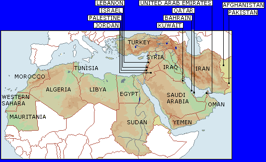 Middle East Maps