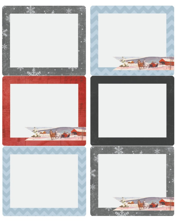 Merry Christmas Holiday Labels by Catherine Auger | Worldlabel Blog
