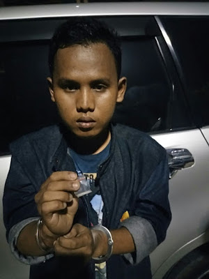 Bawa Sabu, Seorang Pemuda Diamankan di Merak Belantung