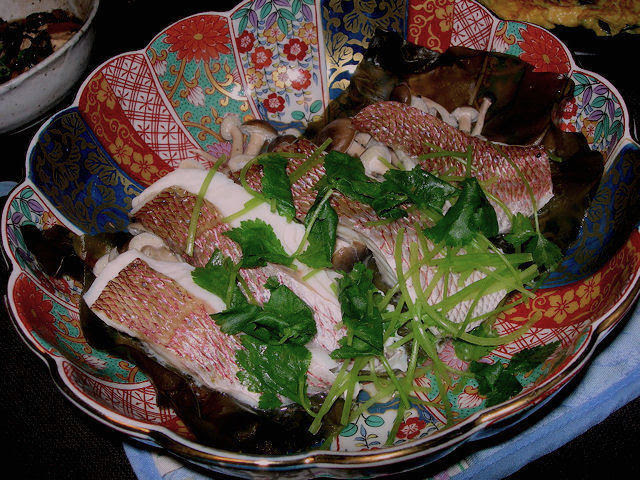 料理 我が家の釣り魚料理 茹 蒸物