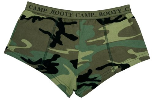 3476 Women's Woodland ''Booty Camp'' Booty Shorts