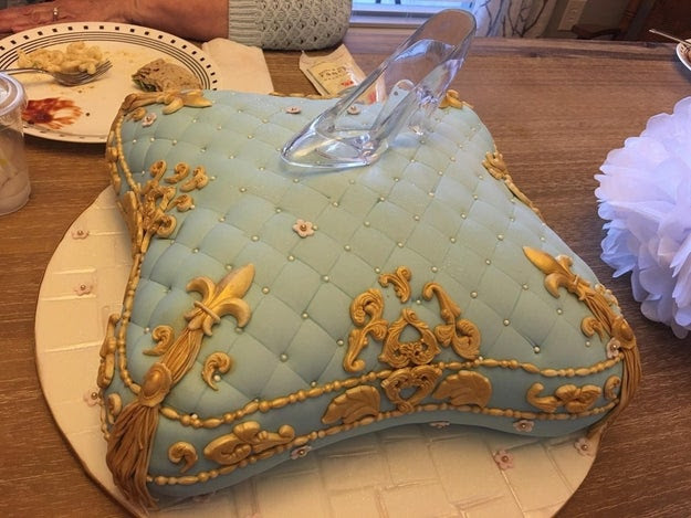 This Cinderella cushion cake that's worthy of royalty.