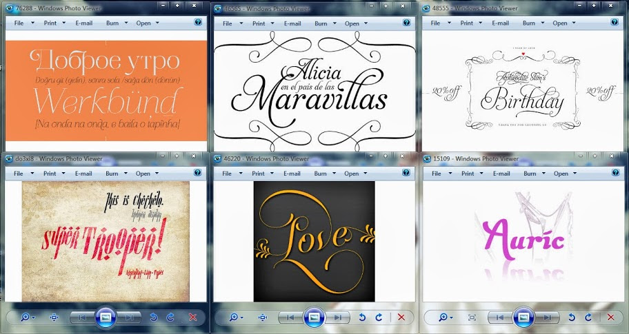 design font chữ
