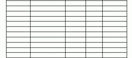 Einfache tabellen zum ausdrucken - casinospieleking