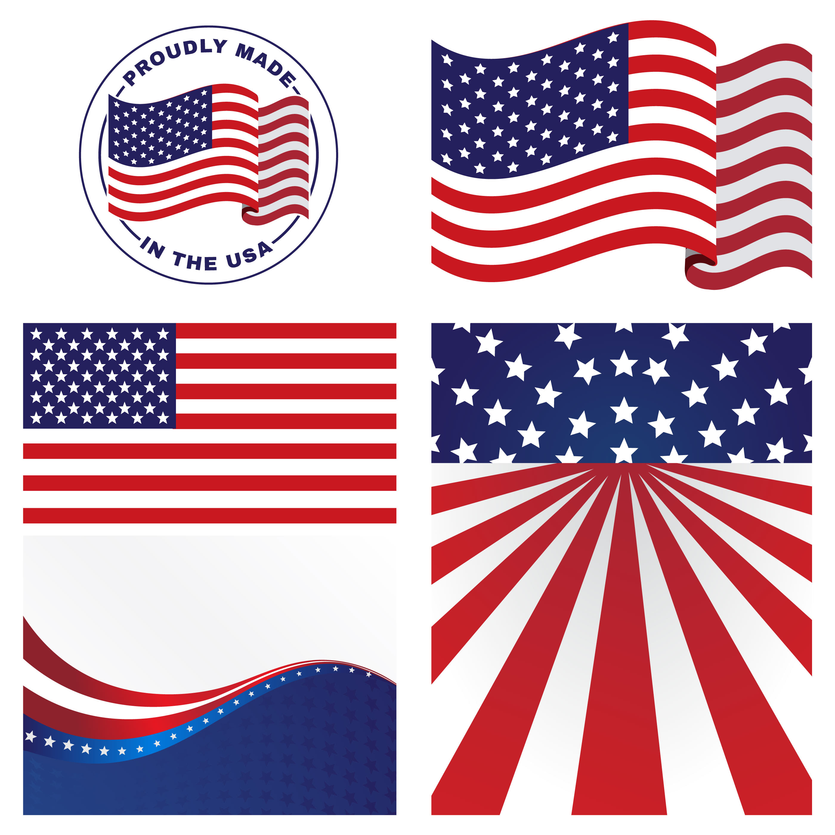 Download United States Flag Vector at GetDrawings | Free download