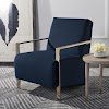 Navy Accent Chair Navy accent chair safavieh vasco modern chairs lowes
velvet frame gold furniture living room