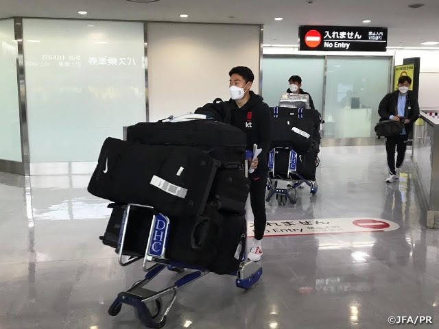 Download Korea Republic National Team arrive at Japan ahead of International Friendly Match【3/25@Nissan ...