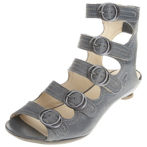 Fly London Women's Lil Indigo Open Toe Flat P141505006 4 UK