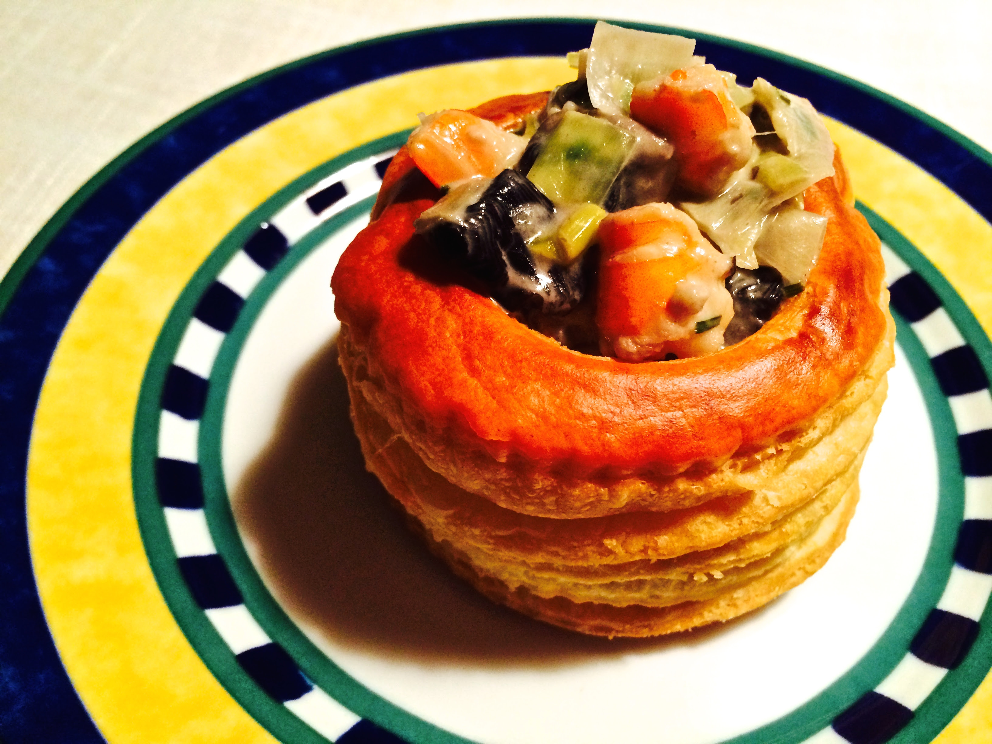 Vols Au Vent Crevettes Poireaux Champignons Sorosebonbons