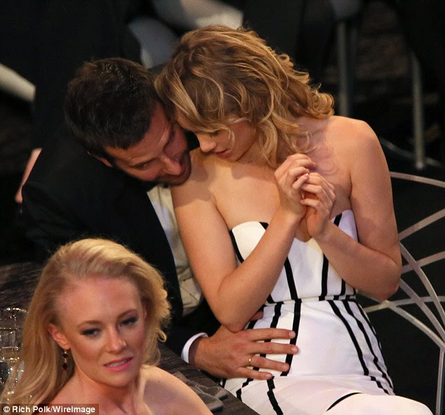 Official couple debut! People's Sexiest Man Alive 2012 then cosied up to his model girlfriend Suki Waterhouse, who at 22 is 17 years younger than the Hangover stud
