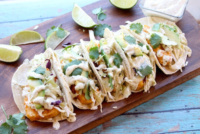 Image result for Fishless tacos with avocado salsa