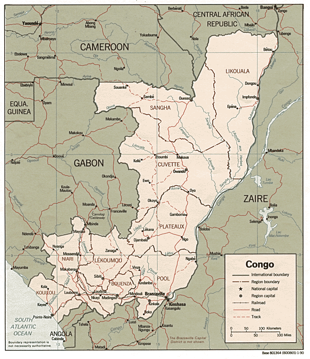 Congo Republic Maps  PerryCasta\u00f1eda Map Collection  UT Library Online