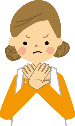 エプロン姿の女性 介護士 栄養士 保育士 主婦 無料イラスト2