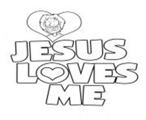 jesus loves   children coloring pages printable