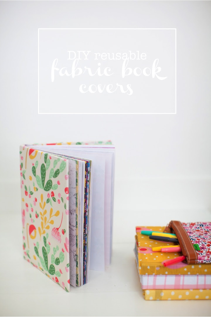 Diy Reusable Fabric Book Covers This Little Street This Little Street
