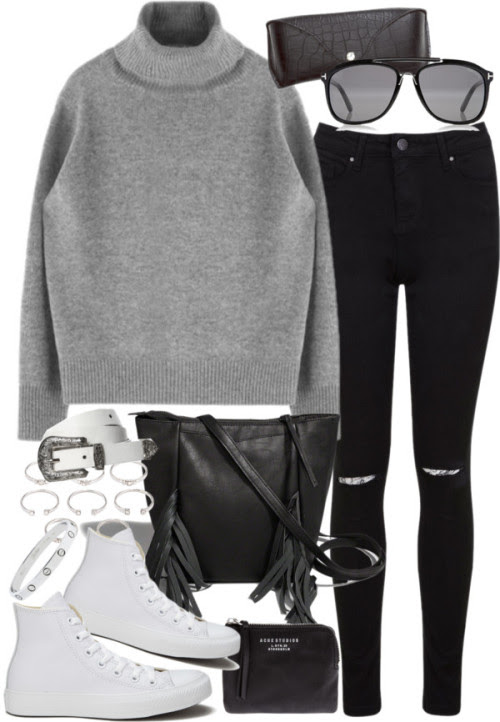 Untitled #3527 by amylal featuring a sunglass pouchTurtle neck...