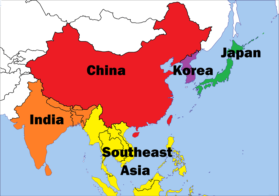 33 Map Of Asia To Label - Labels Database 2020